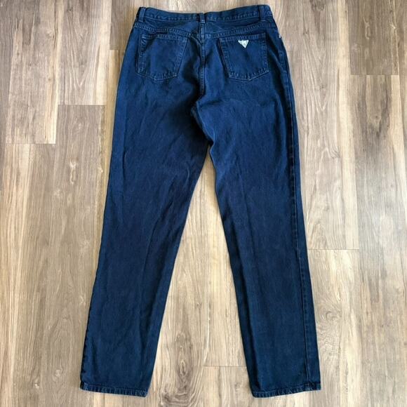Vintage Guess Jeans Men's Size 34x34 Tapered Denim Made in USA 1980s Overdyed - Picture 1 of 4